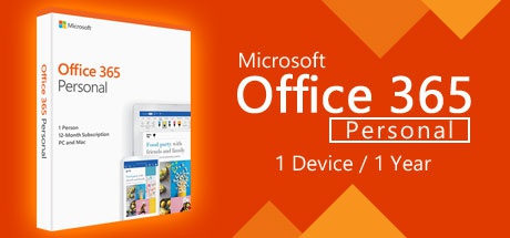 Buy Microsoft Office 365 Personal 1-PC/MAC 1 Year Software Software Key -  