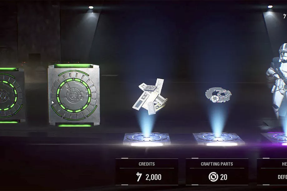 Star Wars battlefront II Loot Boxes microtransactions